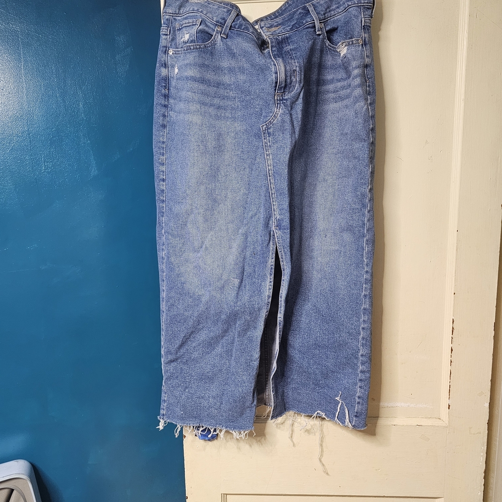 Maurices Blue Denim Skirt